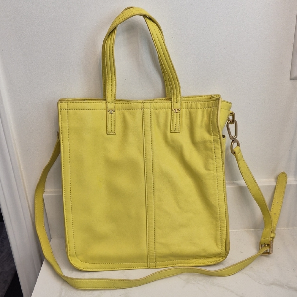 Tory Burch Yellow Tote Bag
